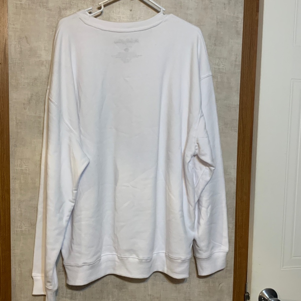 The Rolling Stones White Crewneck Sweater with Red and Green Design - Picture 3 of 3